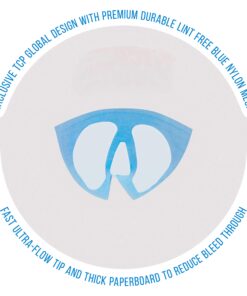 TCP Global 250 Pack of Paint Strainers with Fine 190 Micron Filter Tips - Premium Pure Blue Ultra-Flow Blue Nylon Mesh - Cone Paint Filter Screen 250-Pack 8 813DGdhCIRL