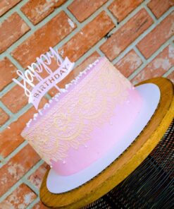 Large Pre-Made Ready to Use Edible Cake Lace Rose Scallop Ivory White 14-inch 10-piece Set 36 813EzKarn1L