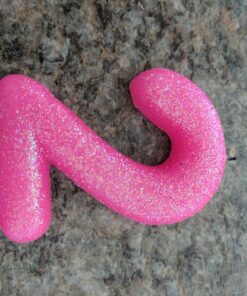 Shimmering Flat Molded Glittered Number 2 Celebration Candle, Pink , 3" Wax 9 813FdF7fyrL