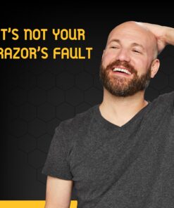 BEE BALD SHAVE Premium Shave Cream Goes On Light & Slick For A Shave That's Incredibly Smooth & Quick For Both Face And Head, 6 Fl Oz 20 813FoML2l6L