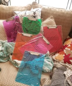 Trade Quest Plastic Clipboard Transparent Color Letter Size Low Profile Clip (Pack of 6) (Assorted) Assorted 29 813H4H4P67L