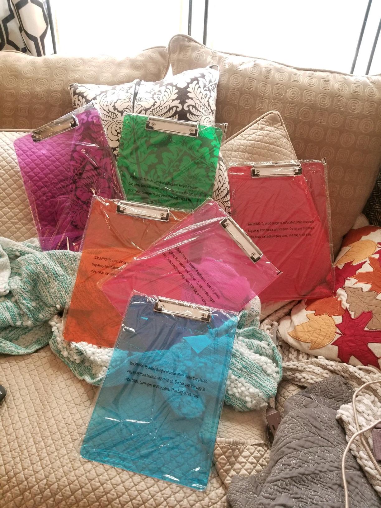 Trade Quest Plastic Clipboard Transparent Color Letter Size Low Profile Clip (Pack of 6) (Assorted) Assorted 14 Trade Quest Plastic Clipboard Transparent Color Letter Size Low Profile Clip (Pack of 6) (Assorted) Assorted - Image 14