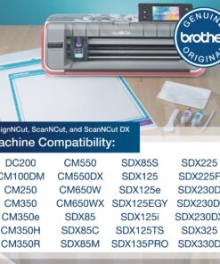 Brother ScanNCut Standard Cut Blade Holder CAHLP1, for Brother Cutting Machines, Use with Materials Including Fabric and Paper 8 813H5KRjWvL