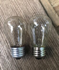 20 Pack S14 Clear Bulbs 11 Watt Warm Replacement Incandescent Glass Light Bulbs with E26 Medium Base for Indoor and Outdoor Commercial Grade Outdoor Patio Vintage String Lights 33 813K4EdaRtL