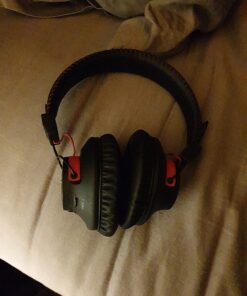 Avantree Audition - Bluetooth Over-Ear Headphones with Long-Lasting Durable Build, Built-in Mic, 40h Battery Life and Wireless or Wired Modes for Phone, PC & Laptop Black, Red 43 813LCzKZZ8L