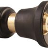 Heavy Duty Brass Fireman Style Hose Nozzle - Fits All Standard Garden Hoses - Best High Pressure Sprayer to Wash Your Car or Water Your Garden – Leak Proof - 30 Day No-Hassle Guarantee
