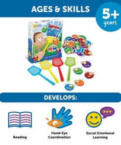 Learning Resources Sight Word Swat a Sight Word Game, Visual, Tactile and Auditory Learning, 114 Pieces, Ages 5+, Multi-color 25 813MrDqp7 L