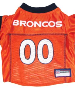 NFL Denver Broncos Dog Jersey, Size: X-Large. Best Football Jersey Costume for Dogs & Cats. Licensed Jersey Shirt 20 813NYdUxMJL