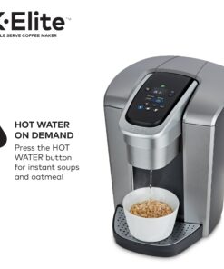 Keurig K-Elite Single-Serve K-Cup Pod Coffee Maker, Brushed Silver 36 813Rt0Fc80L