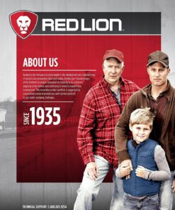 Red Lion RL12G07-2W2V 4-inch Submersible Deep Well Pump, 3/4 HP, 12 GPM 2-Wire, 230 Volts, Steel, 14942403 3/4 HP, 230 Volt 15 813ToywvJL