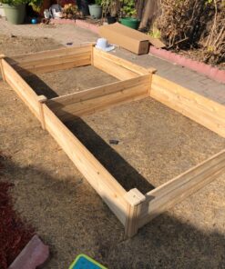 Greenes Fence Best Value Cedar Raised Garden Bed, 4' x 8' x 10.5" - Made in USA with North American Cedar 48" W x 96" L x 10.5" H 38 813TtNy0e7L