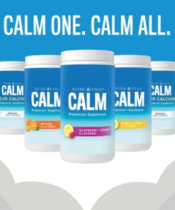 Natural Vitality Calm, Magnesium Citrate & Calcium Supplement, Drink Mix Powder Supports a Healthy Response to Stress, Gluten Free, Vegan, & Non-GMO, Raspberry Lemon, 16 Oz 16 Ounce (Pack of 1) 34 813UfDHlgVL 1