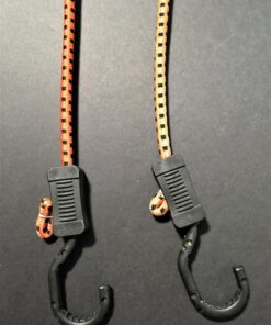 Kotap MABC-24 All- Purpose Adjustable Bungee Cords with Hooks, 24-Inch, Orange/Black, 10 Count 24 Inch 19 813V4DMif L