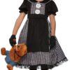 Forum Novelties Kids Dark Rag Doll Costume, Black, Medium 33 813YQwdaTL