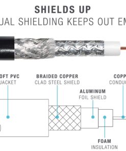 Mediabridge™ Ultra Series RCA Y-Adapter (8 Feet) - 1-Male to 2-Male for Digital Audio or Subwoofer - Dual Shielded with RCA to RCA Gold-Plated Connectors - Black - (Part# CYA-1M2M-8B) 8 Feet, Black 17 813Yxy R5BL