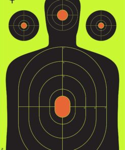Splatterburst Targets - 12 x18 inch - Silhouette Splatter Target - Easily See Your Shots Burst Bright Fluorescent Yellow Upon Impact - Made in USA 10 pack 21 813Z57JIrCL