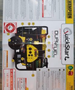 Champion Power Equipment 76533 4750/3800-Watt Dual Fuel RV Ready Portable Generator with Electric Start 56 813Zkb5L QL