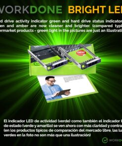 WORKDONE 2-Pack 2.5" Hard Drive Caddy - Compatible for Dell PowerEdge Servers - 14th Gen R340 R440 R540 R640 R740 R740xd R840 R940 R6415 R7415 R7425 - SSD SAS SATA NVMe Tray - Setup Manual 11 813eCP3NnxL