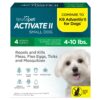 Activate II Flea and Tick Prevention for Dogs | 4 Count | Small Dogs 4-10 lbs | Topical Drops | 4 Months Flea Treatment 17 813jyDpUfkL