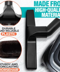 Hardwood Floor Cleaning Brush Vacuum Attachment - Horse Hair Vacuum Attachment Wood Floor Cleaner Soft Brush for Carpet Cleaning - Horse Hair Brush Cleaner Hard Wood Floor Cleaner Vacuum Attachments 17 813lczUJGZL