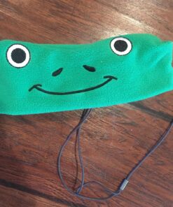 CozyPhones Over The Ear Headband Headphones - Kids Headphones Volume Limited with Thin Speakers & Super Soft Fleece Headband - Green Frog 33 813lq8HZiZL 2