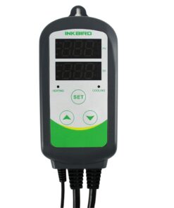 Inkbird ITC308S Freezer Temperature Controller Heating Cooling Plug Thermostat Pre Wired Digital 2 Stage Temp Control Outlet for Greenhouse Heater Cooler Incubator Reptile with Short Probe Sensor ITC-308S+SHORT probe 8 813mZdWjUKL