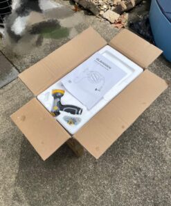 GLAHODEN Retractable Garden Hose Reel, 5/8in x 65ft+6ft Slow Return System Water Hose Reel, Patented Design for Any Length Lock Increase Flow Rate By 20% 2 Year Anti-fading Hose Reel Wall Mount 5/8" 65FT 30 813qabxTcmL