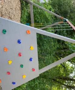 Squirrel Products Kids Rock Climbing Holds Indoor & Outdoor Playground Accessories Rock Wall Climbing Kit with Mounting Hardware 20 Pack XL Deluxe 53 813qcdBA2vL