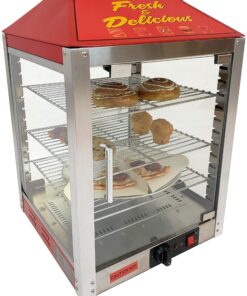 Benchmark 51040 2 Door Warmer/Merchandiser, 16" Length x 16" Width x 25-1/2" Height