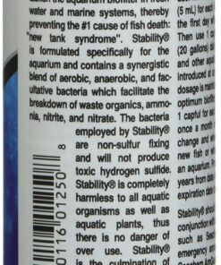 Seachem Stability Fish Tank Stabilizer - For Freshwater and Marine Aquariums 100ml 100 mL / 3.4 fl. oz. white 12 813rQmqtxJL