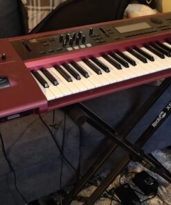 RockJam Xfinity Heavy-Duty, Double-X, Pre-Assembled, Infinitely Adjustable Piano Keyboard Stand with Locking Straps 45 813ra6kxR1L