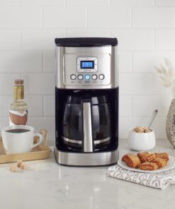 Cuisinart Coffee Maker, 14-Cup Glass Carafe, Fully Automatic for Brew Strength Control & 1-4 Cup Setting, Stainless Steel, DCC-3200P1 Standard Packaging 30 813rlf9YYdL