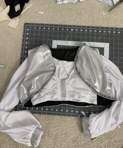 Silver Diamond Sparkling Rhinestone Mesh Ribbon for Event Decorations, Wedding Cake, Birthdays, Baby Shower, Arts & Crafts, 4.75" x 10 Yards, 24 Row, 1 Roll 41 813s0x04RGL 1