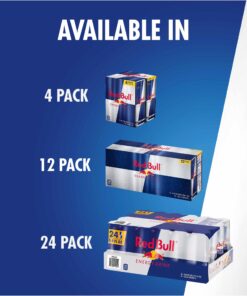 Red Bull Energy Drink, 8.4 Fl Oz, 24 Cans, 4 Count (Pack of 6) Original 8.4 oz. can 36 813s3BQwLcL