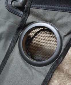 OUTDOOR LIVING SUNTIME Camping Folding Portable Mesh Chair with Removabel Footrest Army Green 45 813tE687CxL