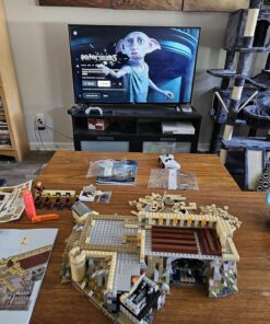 LEGO Harry Potter Hogwarts Castle 71043 Building Set - Model Kit with Minifigures, Featuring Wand, Boats, and Spider Figure, Gryffindor and Hufflepuff Accessories, Collectible for Adults and Teens Standard 64 813tbhhBB2L