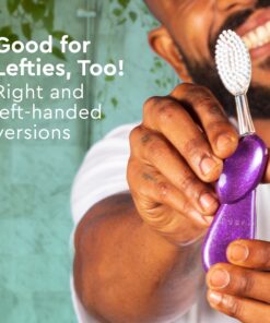 RADIUS Big Brush BPA Free & ADA Accepted Toothbrush Designed to Improve Gum Health & Reduce Gum Issues - Right Hand - Midnight Sky/Marble/Soda Pop Eco Grind - Pack of 3 Midnight Sky/ Marble/ Soda Pop Eco Grind 3 Count (Pack of 1) Big Brush Right Hand 14 813tffyvNL 1