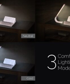 Luxe Cordless Eye Friendly LED Desk Lamp, USB Rechargeable up to 40 Hours of Continuous Light, Touch Control 6 Brightness Levels 3 Light Modes 360° Adjustable Modern Design Portable (Silver) (Silver) Silver 25 813uHD0jcaL