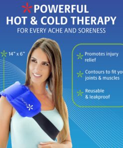 Alternative view of TheraPAQ Reusable Ice Pack - 14x6 Hot/Cold Gel for Shoulder, Knee, Back, Ankle Relief Gel Pack & Flexible Strap