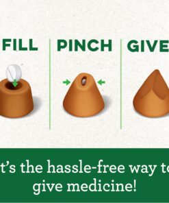 GREENIES PILL POCKETS for Dogs Tablet Size Natural Soft Dog Treats, Chicken Flavor, 3.2 oz. Pack (30 Treats) 3.2 Ounce (Pack of 1) 29 813vfkrqMzL