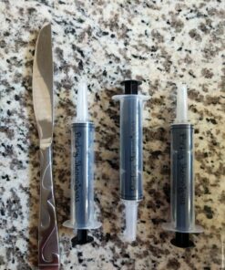 Jello Shot Syringes - 50 Pack 20ml Black Jello Plastic Injectors Shot Glass Individually Wrapped - Party Supplies for Birthday, Bachelorette, Halloween and NYE Party (Black) 23 813vvBhEmmL