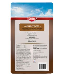 Alternative view of Kaytee Fortified Premium Pet Ferret Food Grain Free & Gluten Free with Chicken, 4 Pound 4 Pound (Pack of 1)