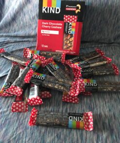 KIND Bars, Dark Chocolate Cherry Cashew, Healthy Snacks, Gluten Free, 12 Count 12 Count (Pack of 1) 22 813y7crfVKL