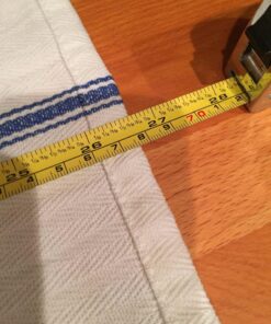 Liliane Collection 13 Blue Kitchen Dish Towels - 27" x 14" 2-ply Commercial Grade Absorbent 100% Cotton Kitchen Towels - Classic Herringbone Tea Towels 31 813zsfb068L