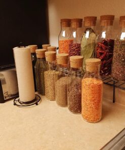 Honey-Can-Do KCH-04370 Adjustable Coated Steel Wire Shelf, 5.9 by 14.8-26 by 6-Inch,Black 11 814 QTpfB4L