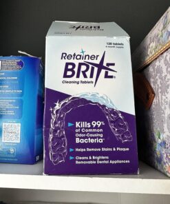 Retainer Brite - Retainer Cleaner Tablets for Invisalign, Mouth Guard Cleaner, Night Guard Cleaner and More. Cleaning Tablets for Ultrasonic Cleaners. 120 Tablets - 4 Month Supply. Made in USA 32 814 aSoIVML