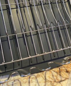 Polder KTH-615 Dish Rack & Tray 4 PC Combo– Advantage System Includes Rack, Drain Tray, Removable Drying Tray & Cutlery Holder – Stainless Steel & Plastic 4-piece 48 8140D24526L