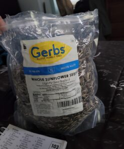 Lightly Sea Salted Sunflower Seed in Shell by Gerbs - 2 LBS - Top 11 Food Allergen Free & Non GMO - Premium Dry Roasted Seeds – COG USA Light Sea Salt 2 Pound (Pack of 1) 27 8142n3VM3TL 1