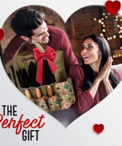 Alternative view of Gardening Tools Stainless Steel Gardening Gifts for Women Garden Tools Set - Enhances Garden - Includes Shovel Trowel Fork Rake Gardening Gloves for Women Who Have Everything 8 piece Floral