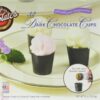 Lang's Chocolates – Dark Chocolate Liquor Cups – Dairy Free Kosher Chocolate – Gluten Free Dessert Cup – Edible Chocolate Cups for Liquor, Wine, Liqueur, Spirits – Holds 1/2 Fl Oz – 32 Piece Box 26 8144 5257BL